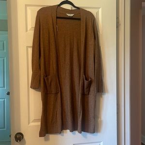 Brown cardigan